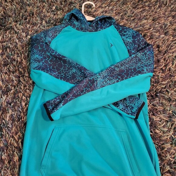 Old Navy Active Teal Blue Turtle Swimming Exercise Jacket - Picture 2 of 8